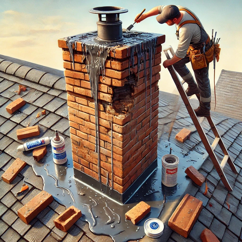 Professional Chimney Leak Repair Columbus MI - Expert Water Damage Prevention by Chimney Sweep Columbus Michigan